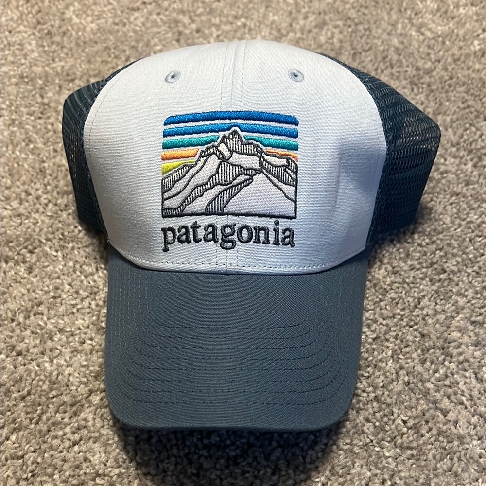 Patagonia Lo-Pro Trucker Hat with Mountain Logo